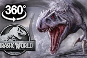 360 Video | JURASSIC WORLD VR Dinosaurs Attack 4K (Virtual Reality)