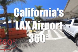 Walking Tour 360° Leaving Los Angeles California LAX Virtual Reality Immersive VR Videos