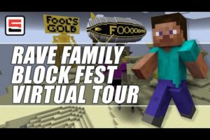 Minecraft's Rave Family Block Fest Exclusive Tour with Jackie McGuire | ESPN ESPORTS