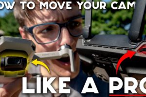 How To Move The Camera of a DJI Drone Like A PRO (DJI Mini, Air, Pro, etc) || Drone Quick Tips Ep. 2