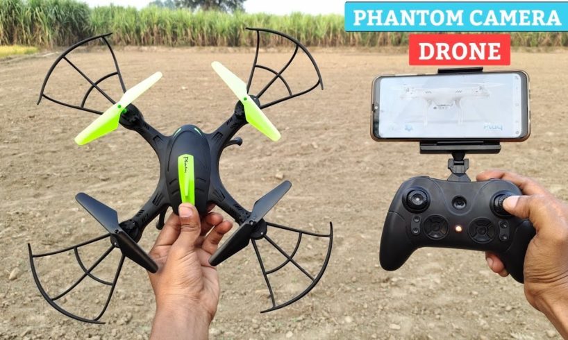 Phantom GD-115HWF Flying Camera Drone/Quadcopter With 360° Flip & One Key Take Off || Landing