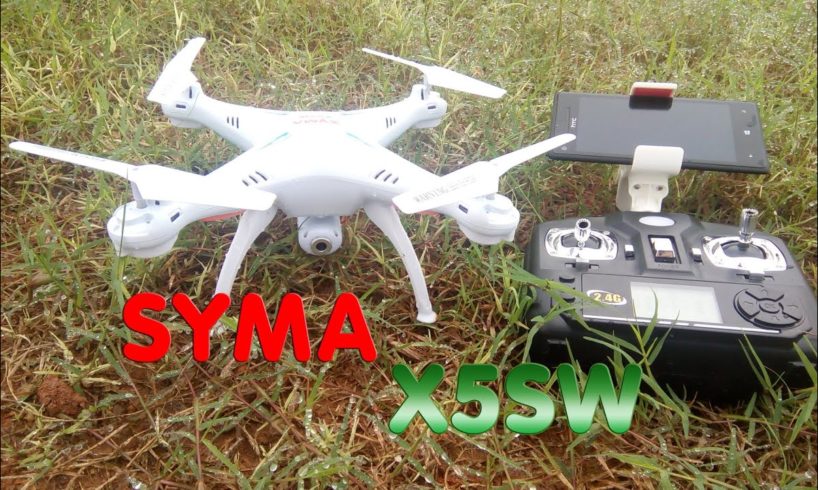 [Unboxing - TEST] Syma X5SW-1 RTF RC Quadcopter, Camera WIFI FPV
