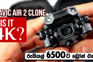 XT6 Mavic air 2 clone Foldable 4K camera Drone Unboxing and Review