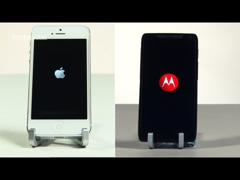 Motorola Razr i vs iPhone 5 Speed Test Comparison