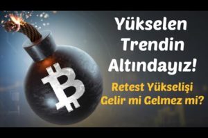 #Bitcoin Analiz - Yukselen Trendin altindayiz! Retest yukselisi gelir mi? Btc Teknik Analiz Forex