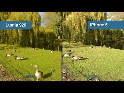 Nokia Lumia 920 vs iPhone 5 Camera Test Comparison