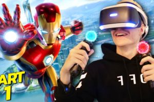 BECOMING IRON MAN IN VIRTUAL REALITY | Marvel's Iron Man VR - Part 1 (PS4 Walkthrough/Gameplay)