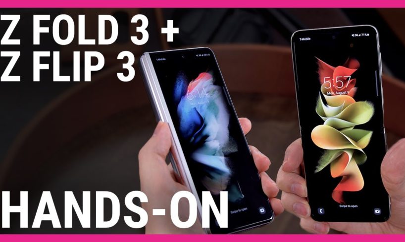 Samsung Galaxy Z Fold 3 and Z Flip 3 Hands-on