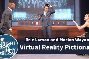 Virtual Reality Pictionary with Brie Larson and Marlon Wayans