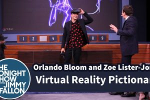 Virtual Reality Pictionary with Orlando Bloom and Zoe Lister-Jones
