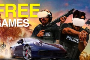 Playing ALL The Free Games In Virtual Reality!!