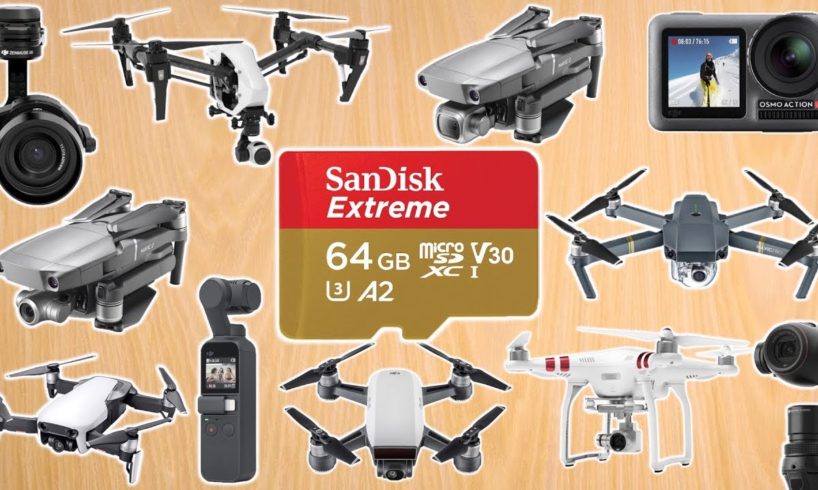 Best Memory Card for DJI Drones – Choosing the Best Micro SD Card for Video on DJI Drone and Cameras