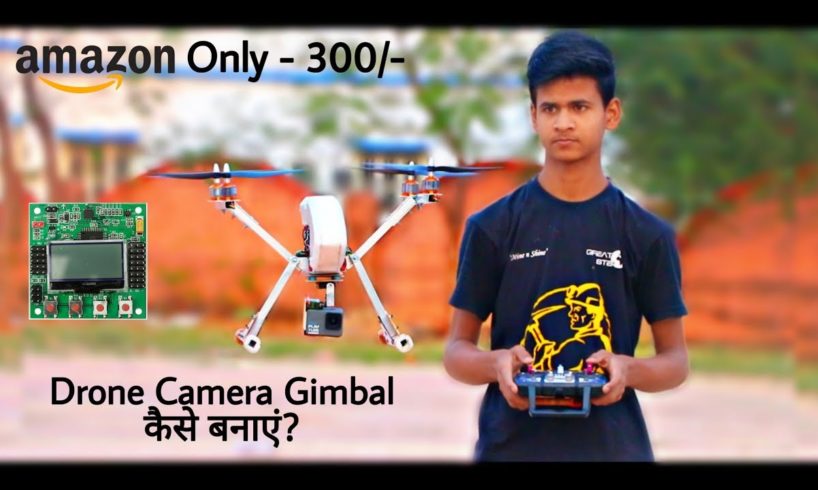 How To Make A Simple Drone Camera Gimbal Only 300 | ड्रोन कैमरा गिंबल कैसे बनाएं?
