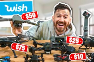 I Bought All The DRONES On Wish!!