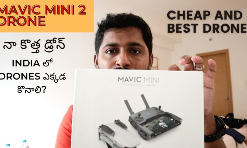 Mavic Mini 2 Unboxing and Review in Telugu | Where to Buy Drones in India ?