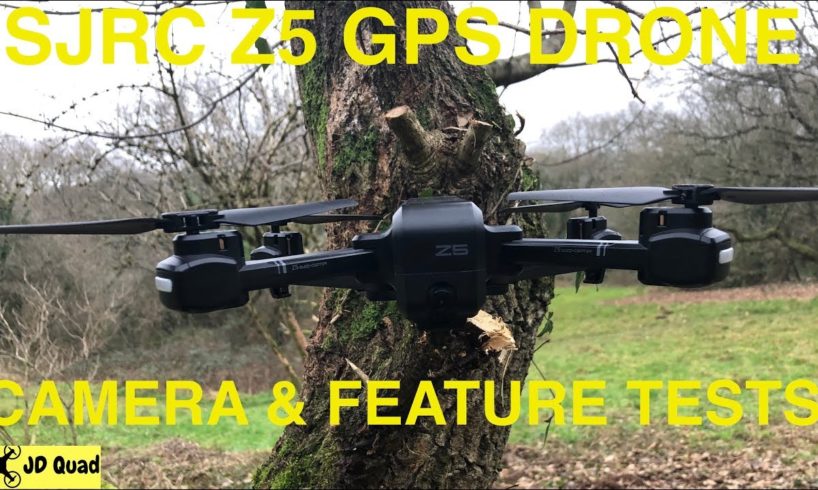 SJRC Z5 GPS 5G Drone Camera Test Flight Test Video