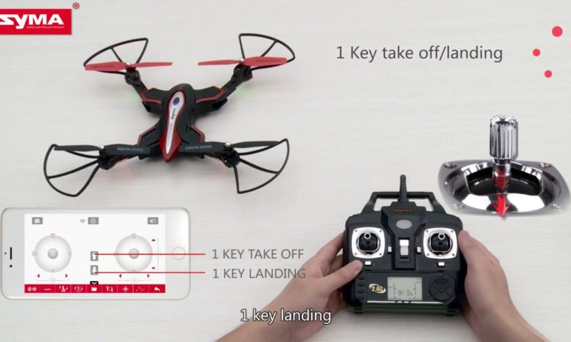Syma X56W RC Drone Foldable Quadcopter Camera Wifi Live Video Unboxing Review