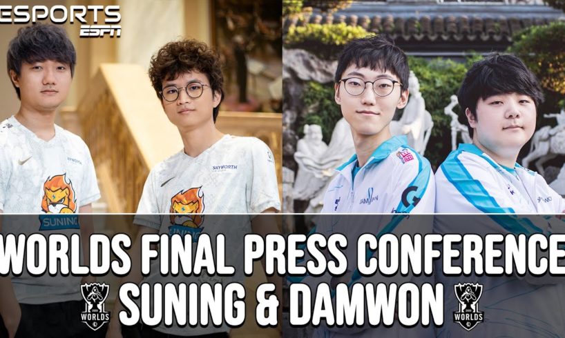 Worlds 2020 Final Press Conference: Suning vs. Damwon | ESPN ESPORTS