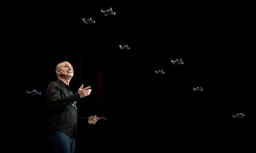 A swarm of mini drones makes ... magic! | Marco Tempest