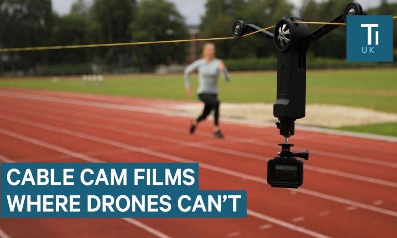 Cable Camera Mount Can Film Tracking Shots Where Drones Can't