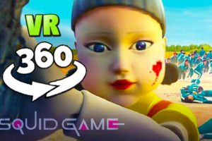360 Video || SQUID GAME 360 - Red Light Green Light VR