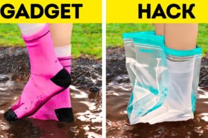 GADGETS VS. HACKS || Fast And Useful Ways To Solve Any Problem || Camping, Kitchen And Parenting