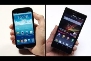 Sony Xperia Z vs Samsung Galaxy S3: Specs