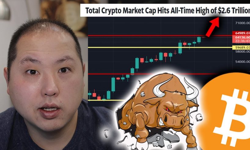 NEW ALL TIME HIGH FOR CRYPTO MARKET - BITCOIN IS NEXT