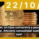Bitcoin, en fase correctiva a pesar del repunte. Altcoins consolidan subidas de ayer.