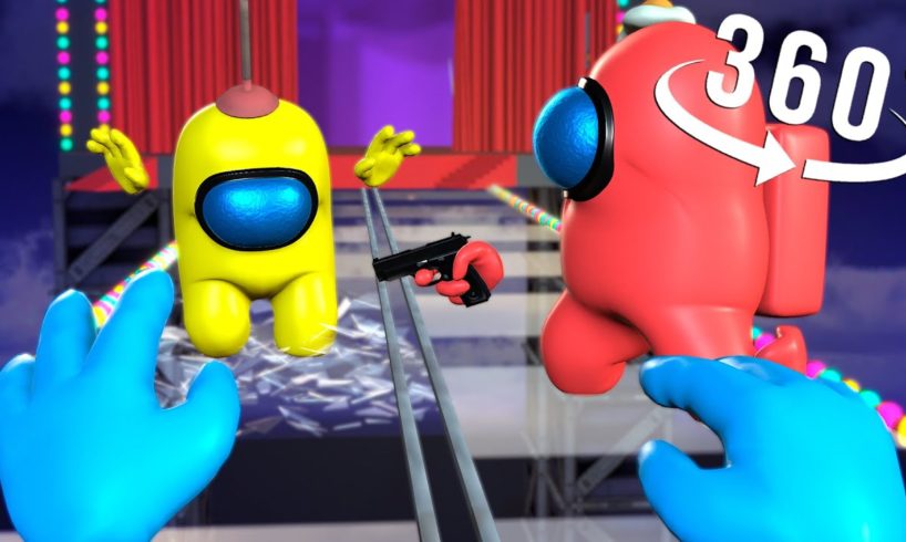 POV Among Us 360 VR: Glass Bridge Squid Game | ACGame Animations