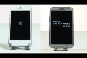 Samsung Galaxy Note 2 vs iPhone 5 Speed Test Comparison