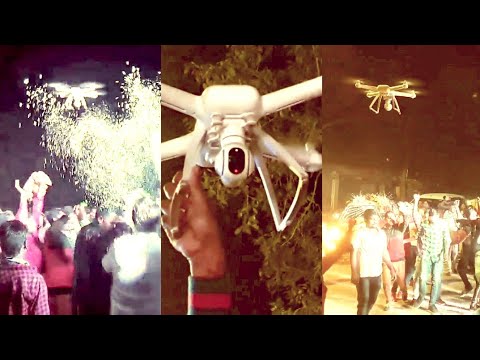 Drone camera uses in indian shaadi barat
