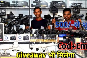 Second Dslr Used Drone Camera 2021|Patna-Chakia Market 2nd Camcorder,Projector,Lenses, accessories!