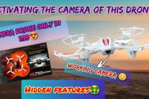 Unboxing and review of HX750 drone || Camera activation || LIVE FOOTAGE RECORDING || TECHNO HACKER..