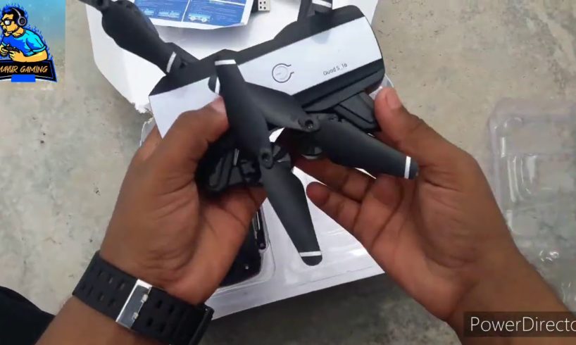 🔥🔥quad s_16 drone camera unboxing in hindi||full review of drone ||by Ando Tech&amp;Gaming