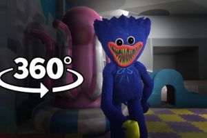 Poppy Playtime 360 VR Video Film 1 || Huggy Wuggy Animation ||