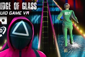 VR SQUID GAME 360 - Glass Stepping Stones in VIRTUAL REALITY ( GLASS BRIDGE SCENE GAME 5 )