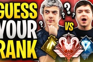 Can Apex Pros GUESS YOUR RANK? ImperialHal Vs Reps (Apex Legends)