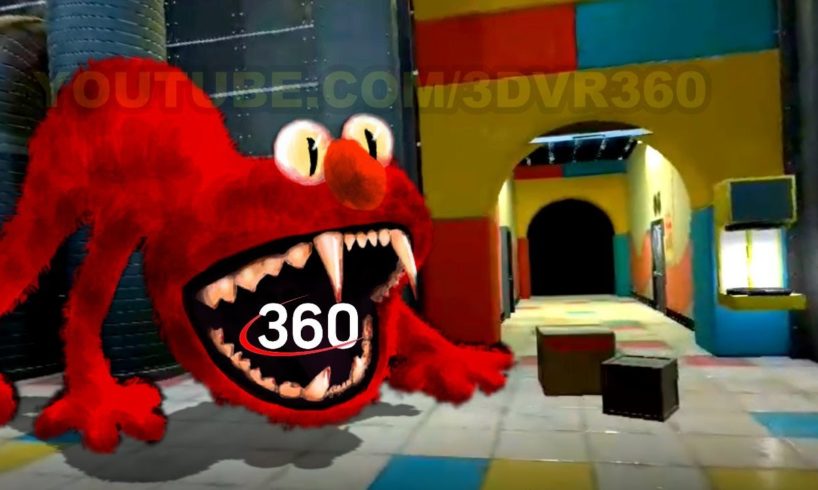 ELMO joined Poppy Playtime Chapter 2 MOD - Jumpscare 360