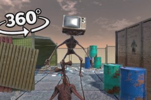 Sirenhead 360 VR Video Film 19  || Funny Horror Animation ||