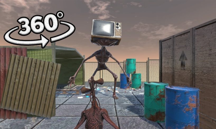 Sirenhead 360 VR Video Film 19  || Funny Horror Animation ||
