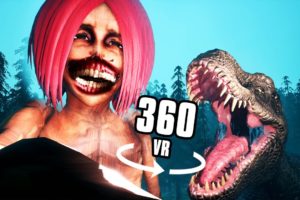 360° VR - TITAN AND T-REX TRY TO EAT YOU! | Virtual Reality Experience
