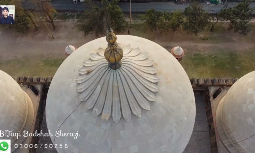 Badshahi Masjid, Pakistan in Lahore from the drone Camera View HD Video By Taqi Badshah Sherazi 2021