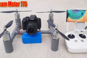 Drones by Motor 775 DC - Experiment Version