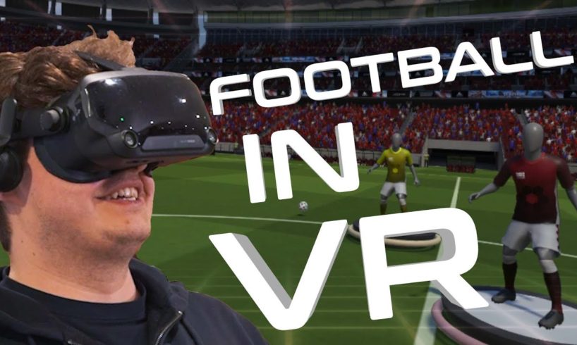 Playing Football in Virtual Reality