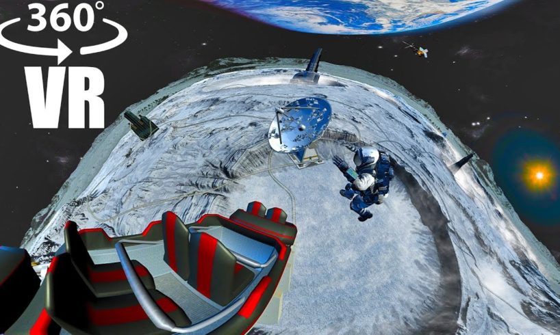 Moon Virtual Reality Roller Coaster: 360 video