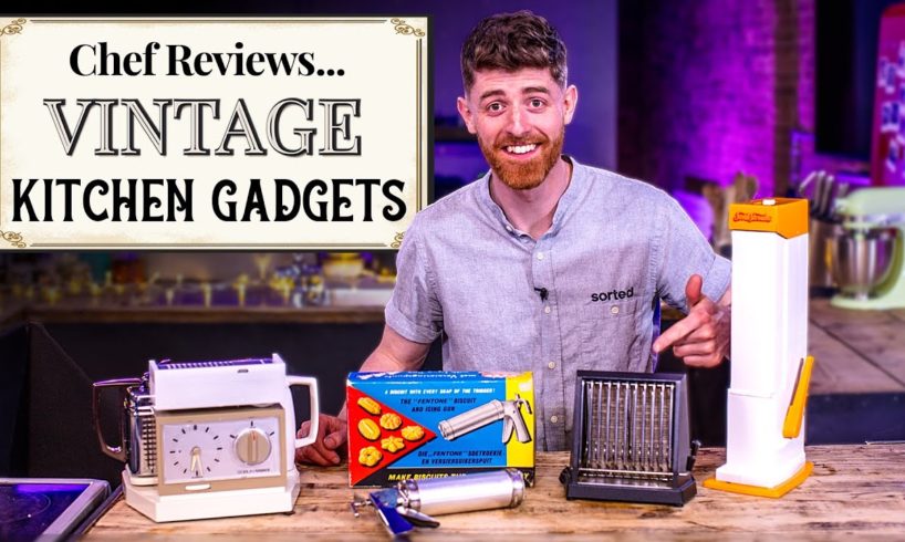 A Chef Reviews VINTAGE Cooking Gadgets | SORTEDfood