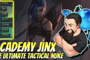 Academy Jinx - The Ultimate Tactical Nuke | TFT Gizmos & Gadgets | Teamfight Tactics