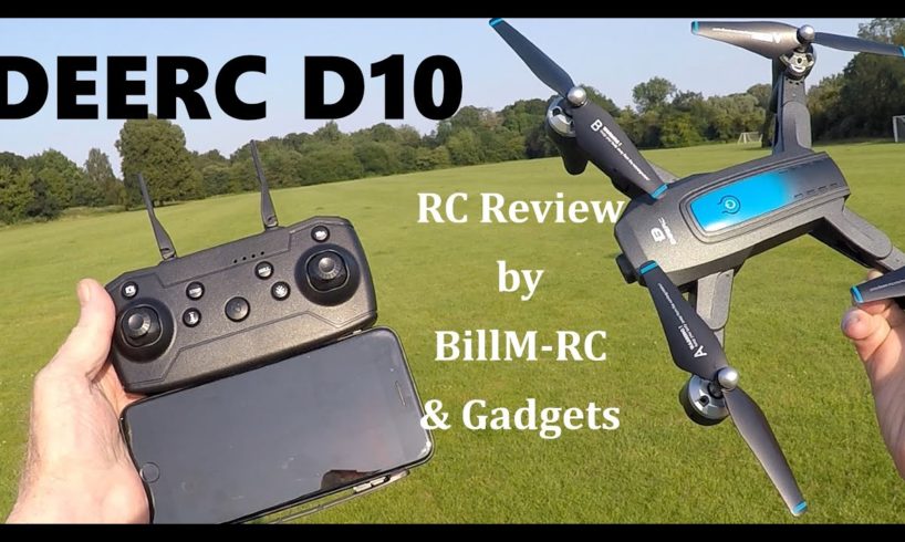 DEERC D10 review -  Fun Foldable Drone with WiFi FPV 1080p Camera