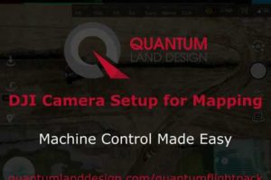 DJI Drone Camera Settings for Mapping and Survey